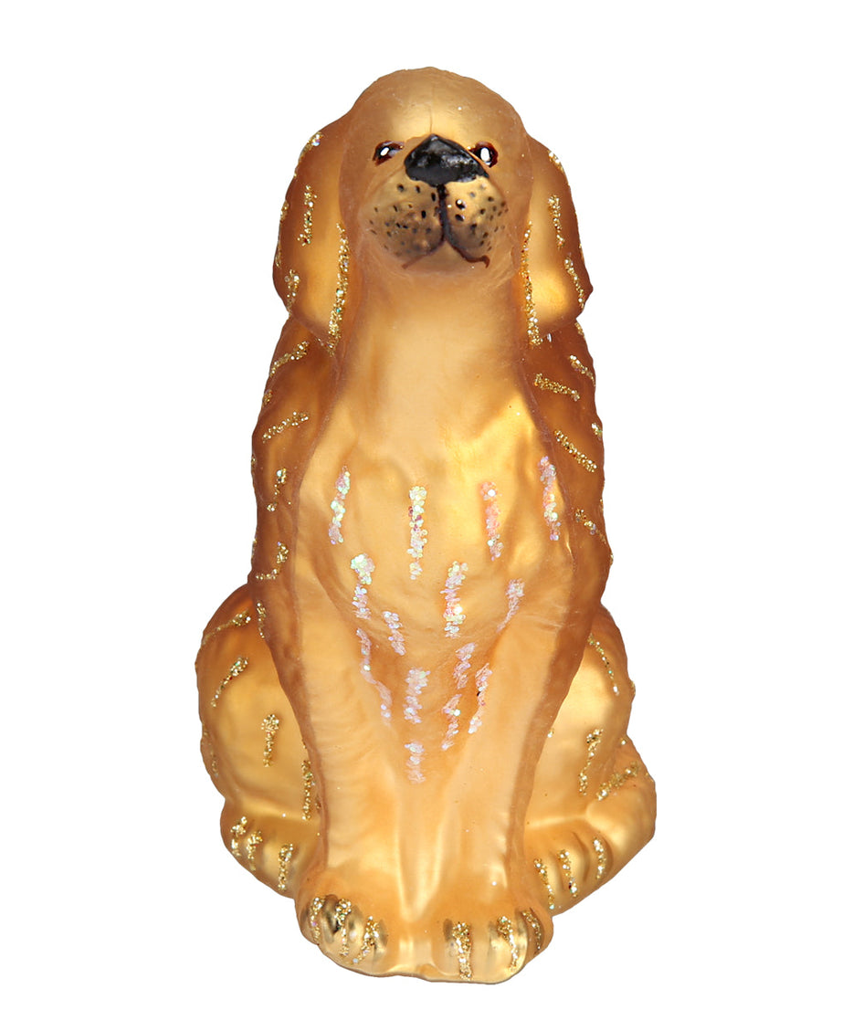 Sitting Golden Ornament