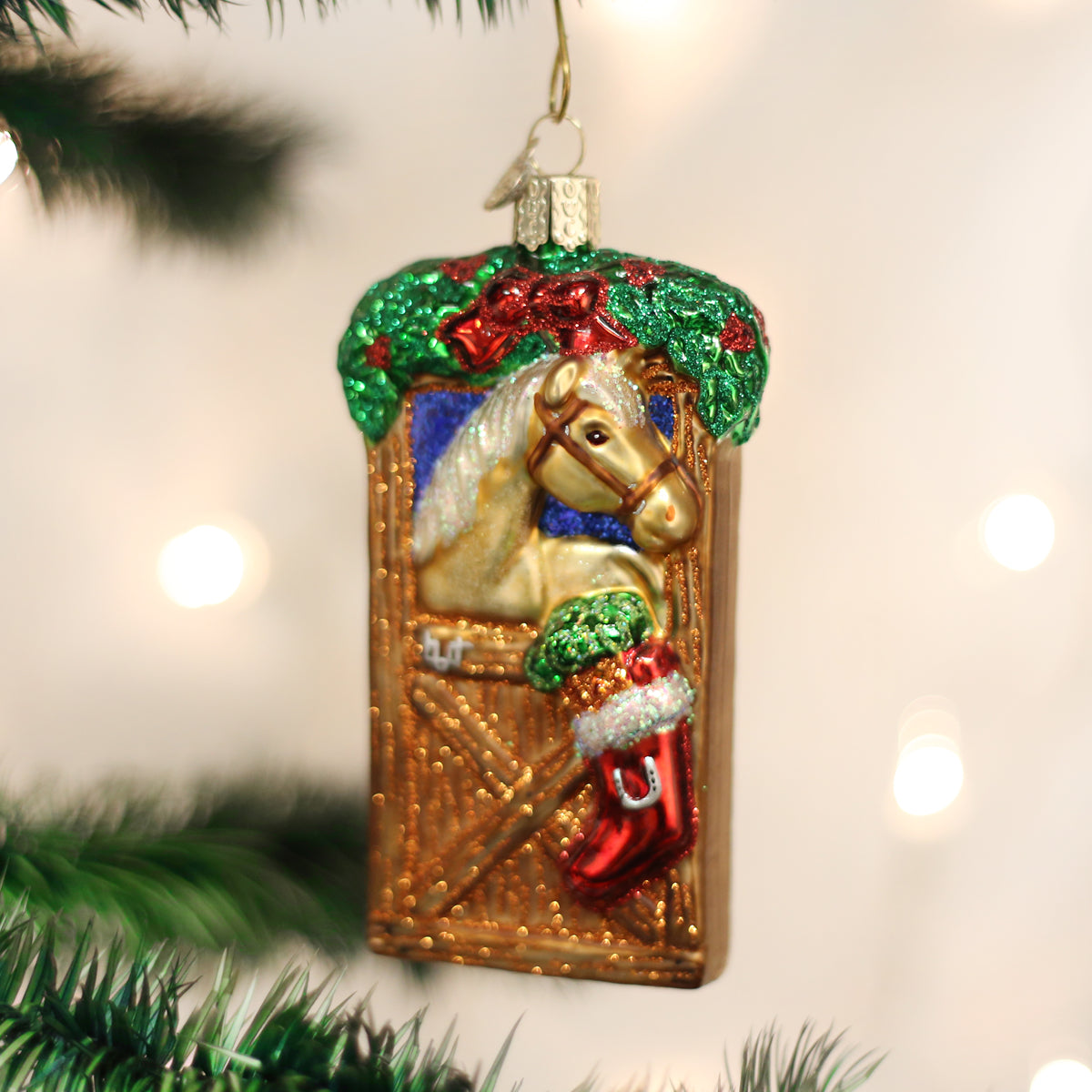 Horse In Stall Ornament - Grazingbelles