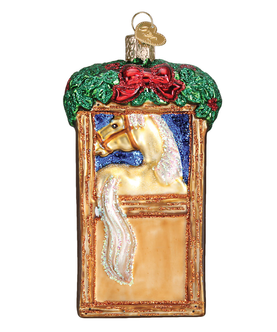 Horse In Stall Ornament - Grazingbelles
