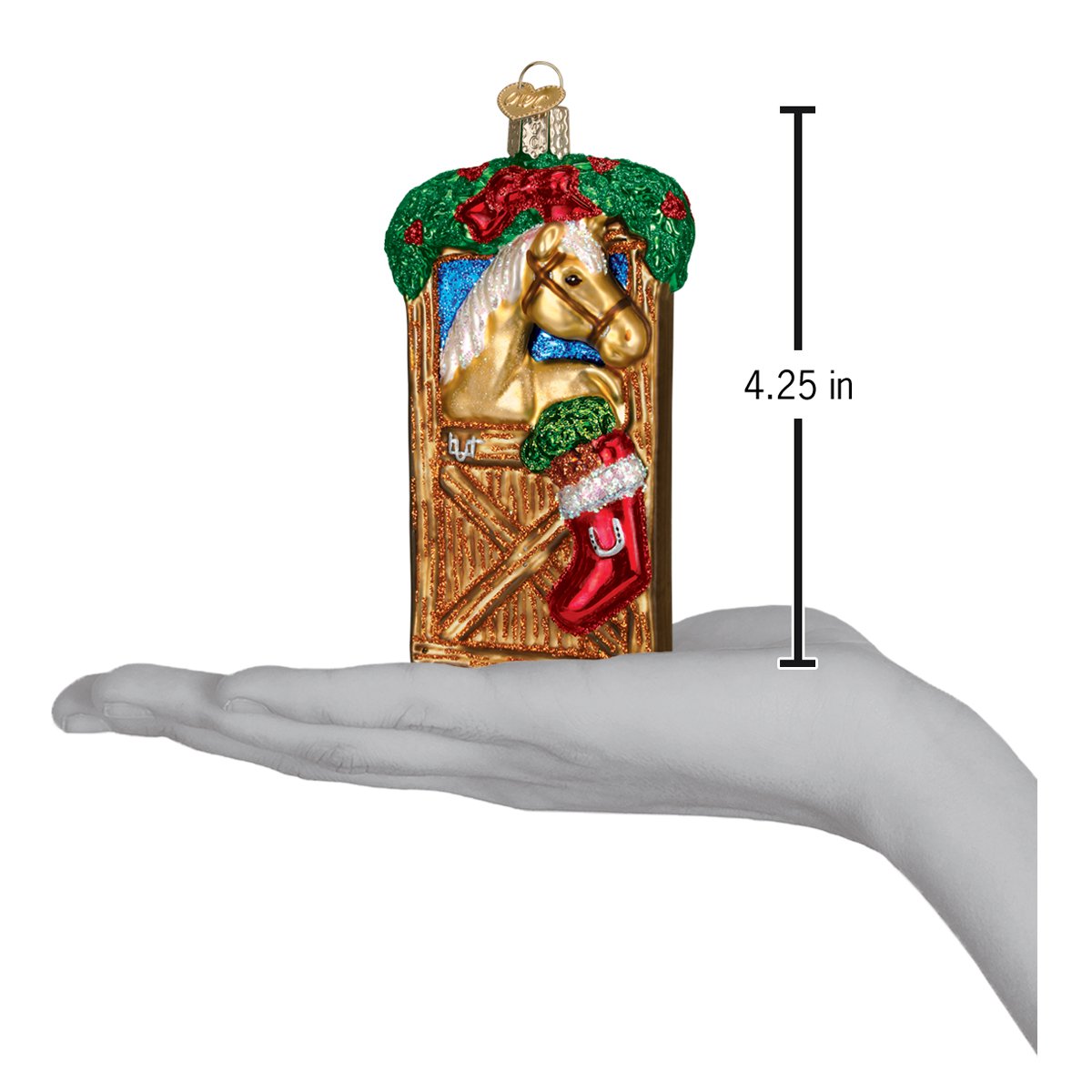 Horse In Stall Ornament - Grazingbelles