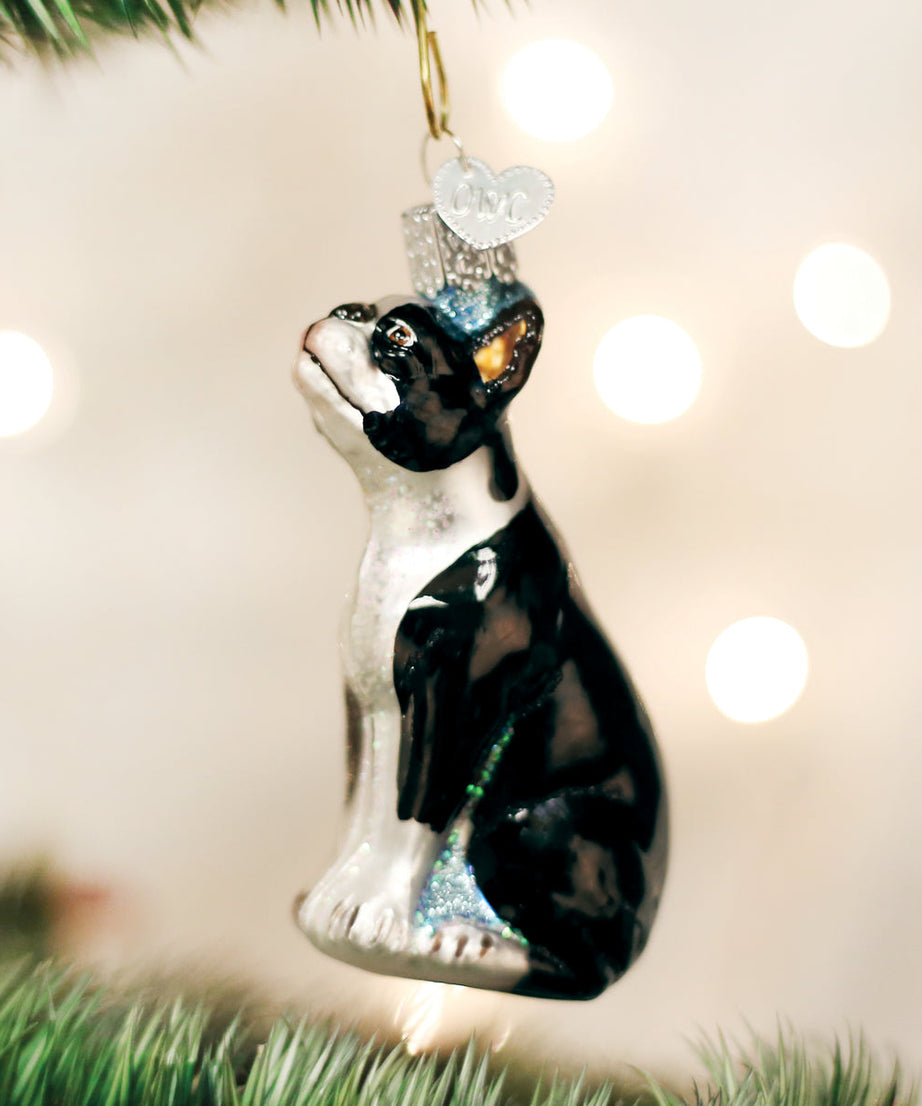 Boston Terrier Ornament