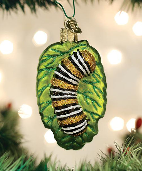 Fuzzy Caterpillar Ornament