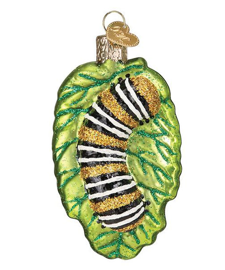Fuzzy Caterpillar Ornament