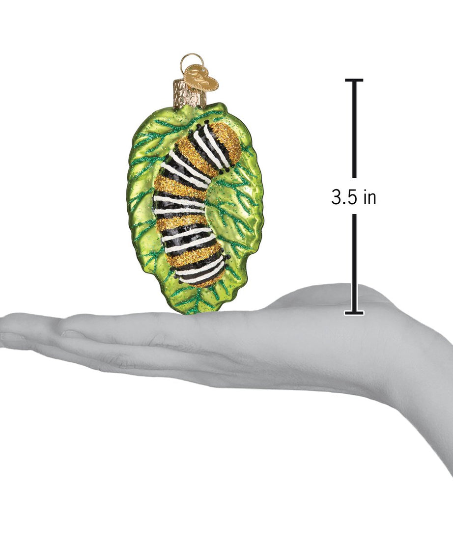 Fuzzy Caterpillar Ornament