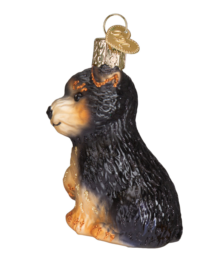 Yorkie Puppy Ornament