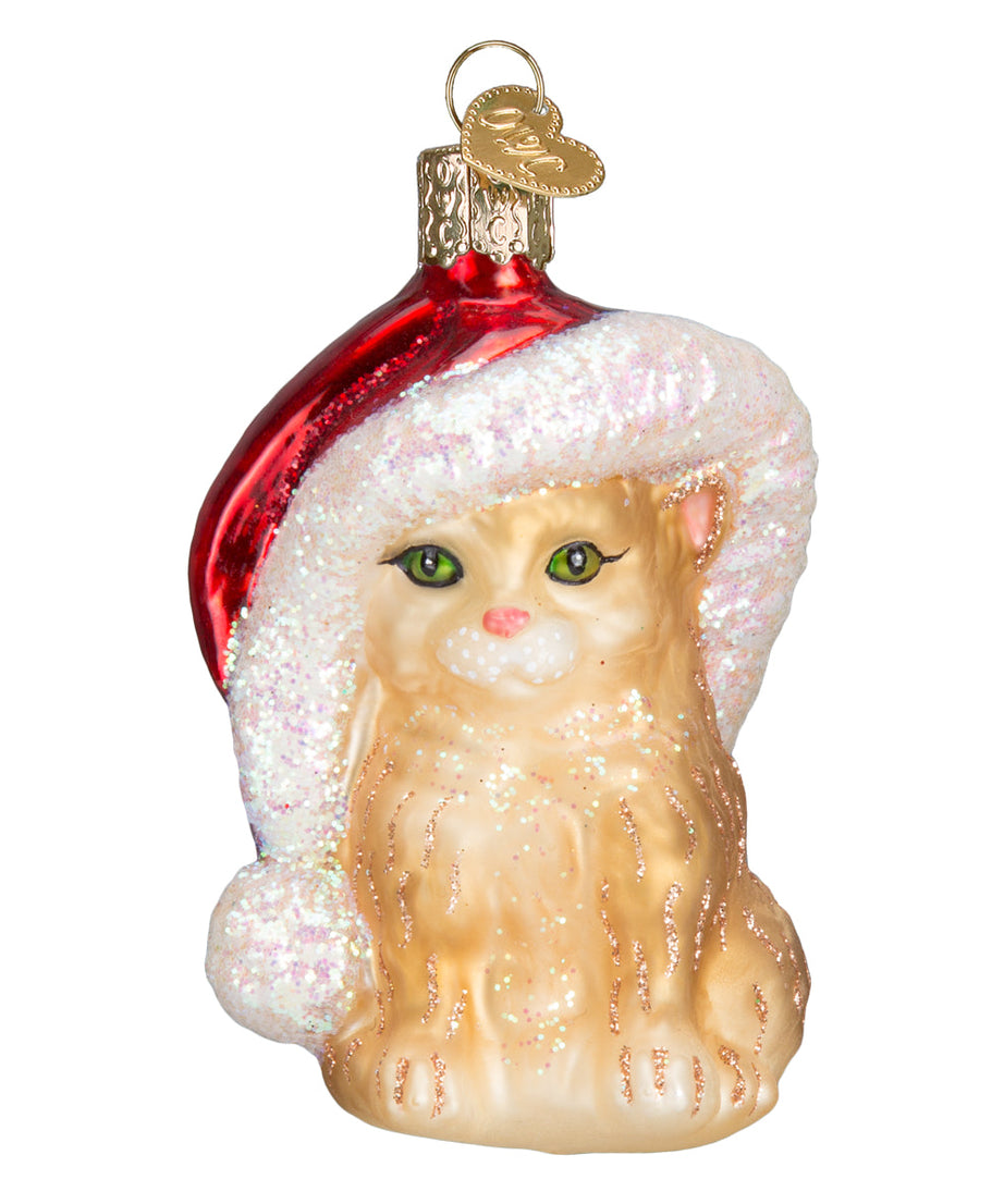 Santa's Kitten Ornament