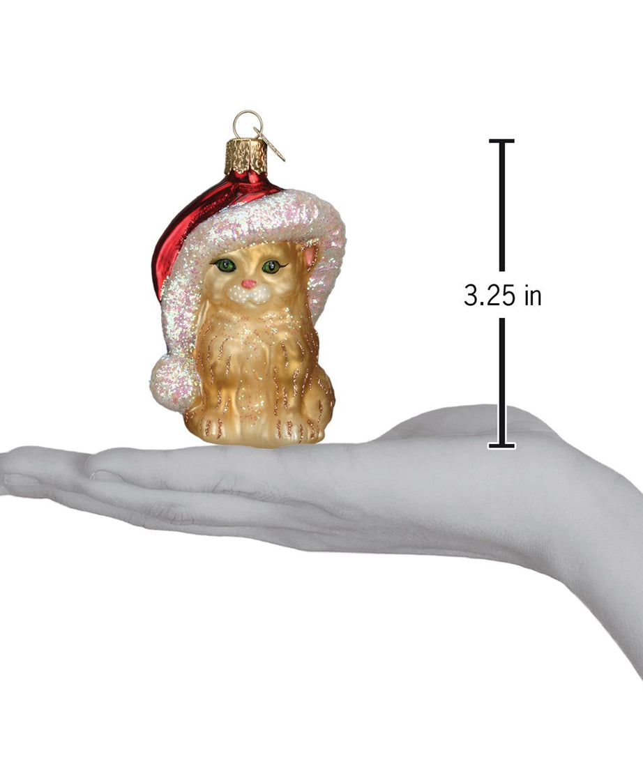 Santa's Kitten Ornament
