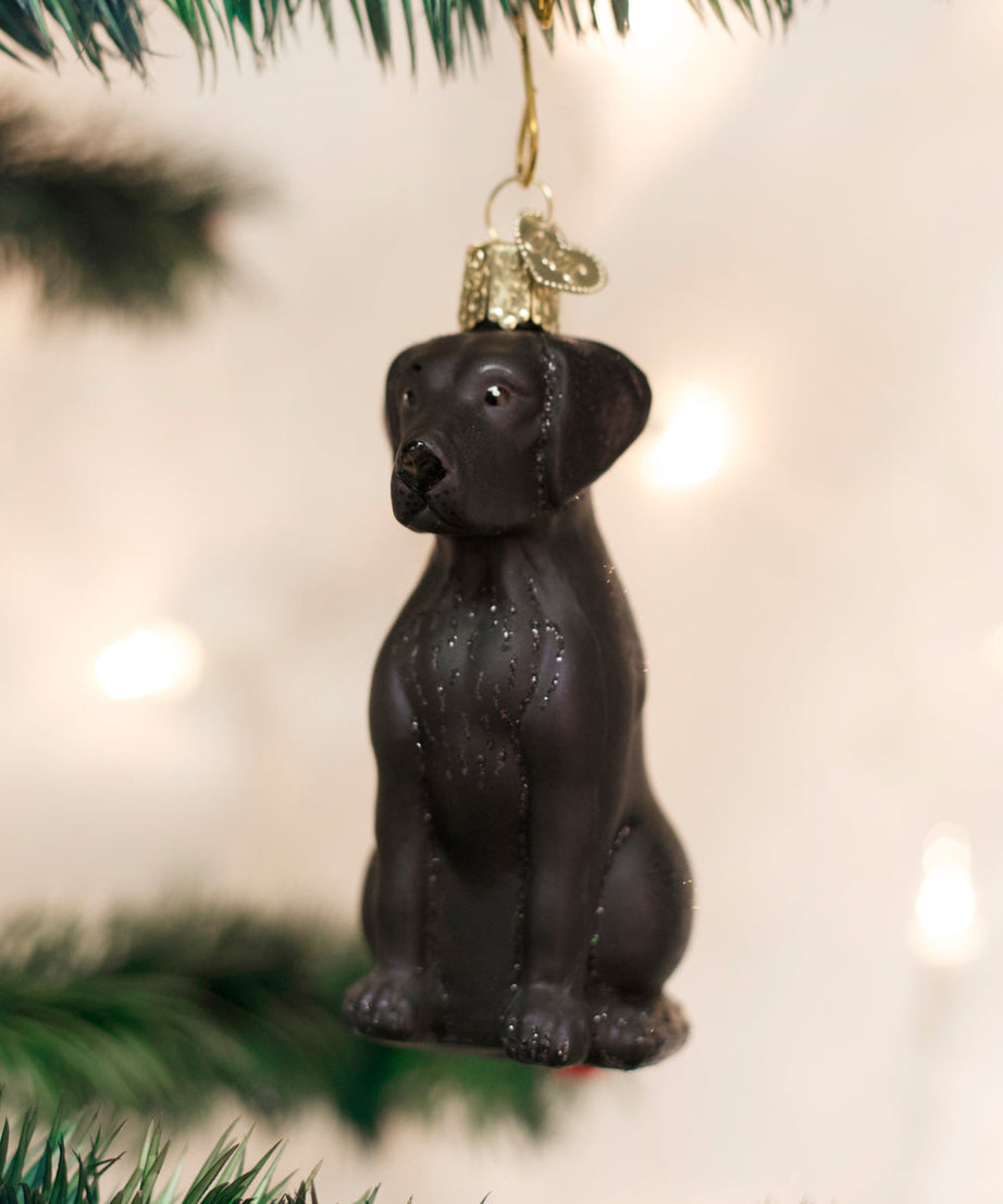 Black Labrador Ornament