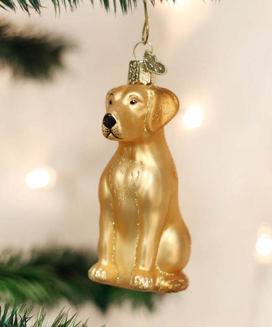 Yellow Labrador Ornament