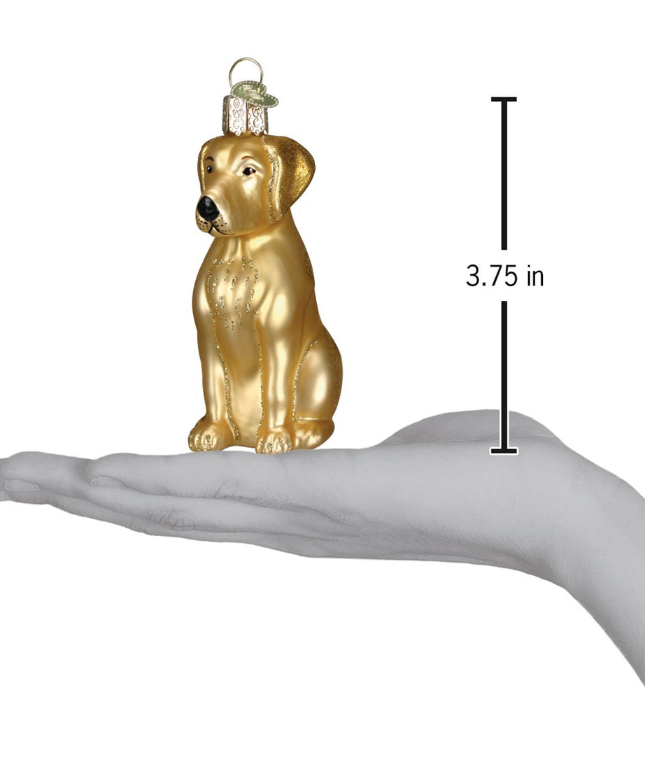 Yellow Labrador Ornament