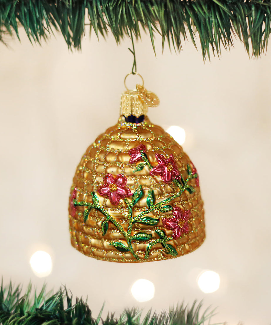 Bee Skep Ornament