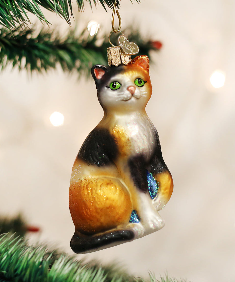 Calico Cat Ornament