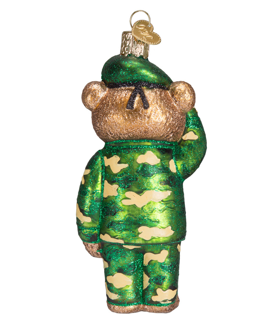 Army Bear Ornament