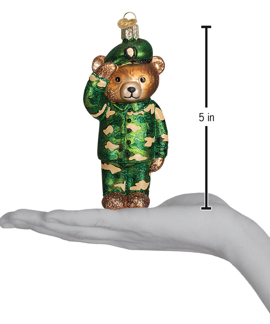 Army Bear Ornament