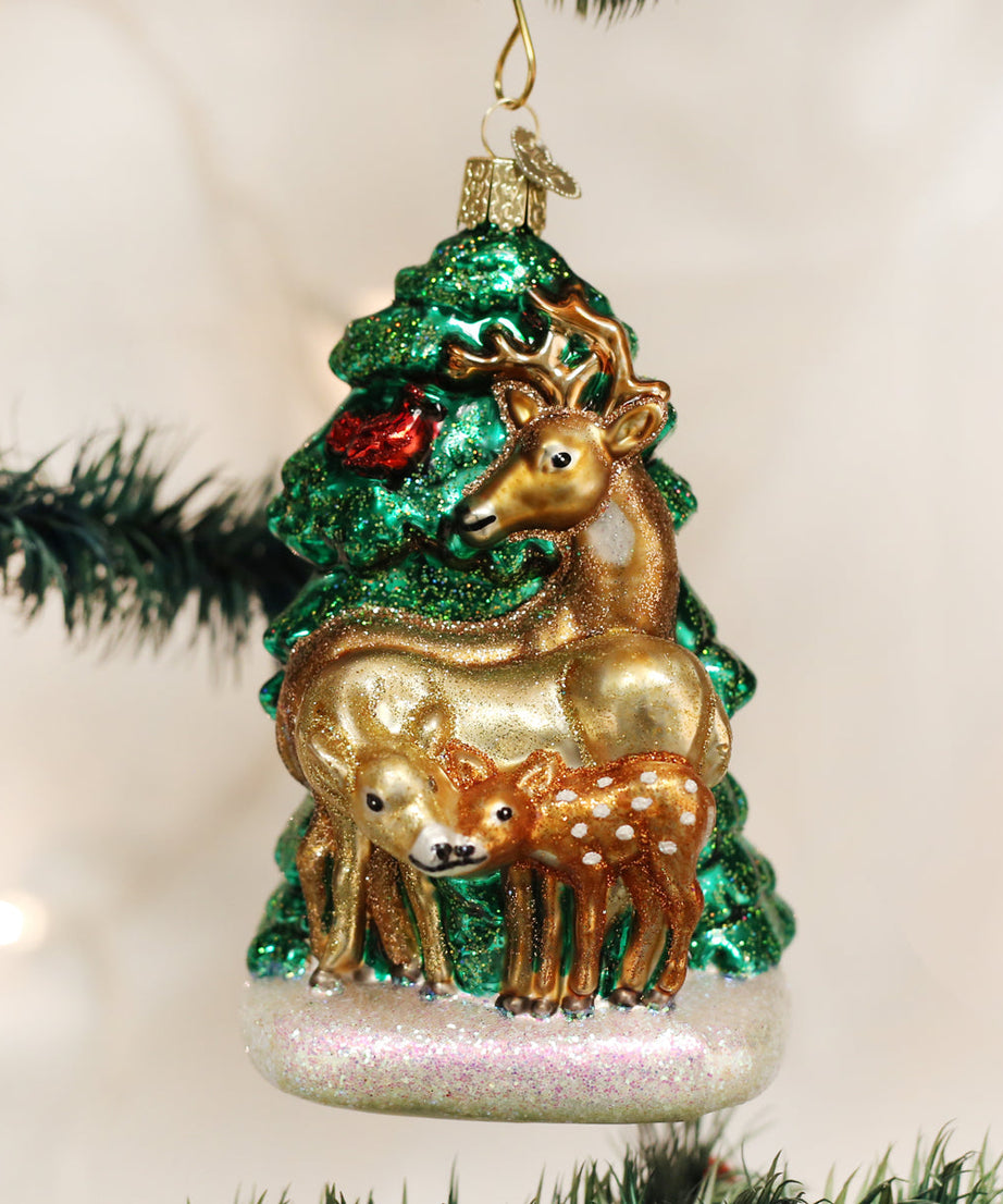 Deer Family Ornament