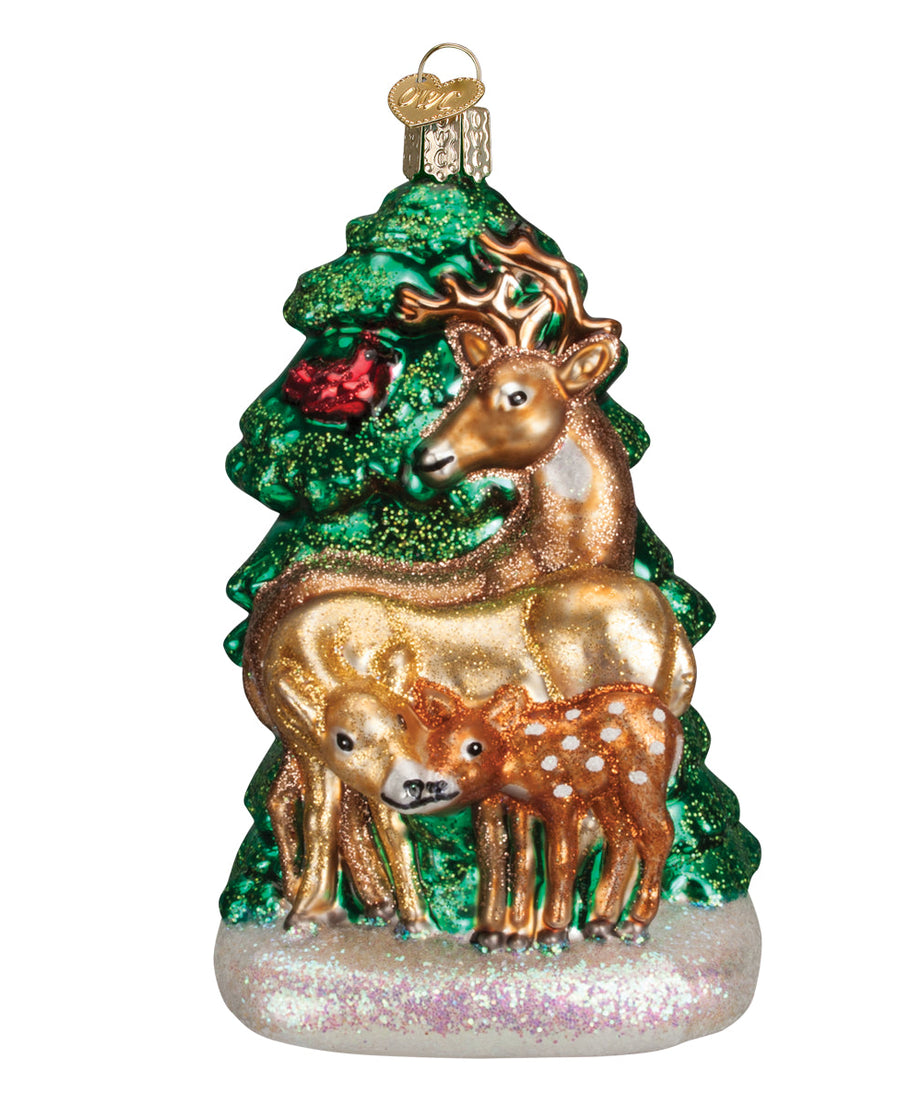 Deer Family Ornament