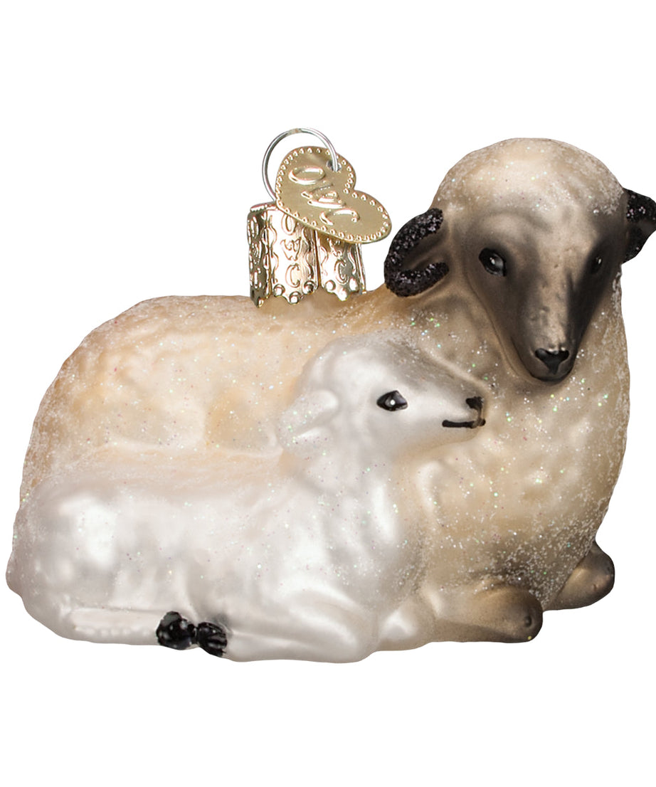 Sheep With Lamb Ornament