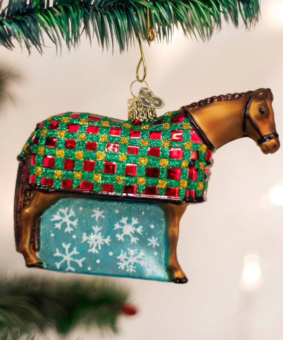 Snowflake Horse Ornament