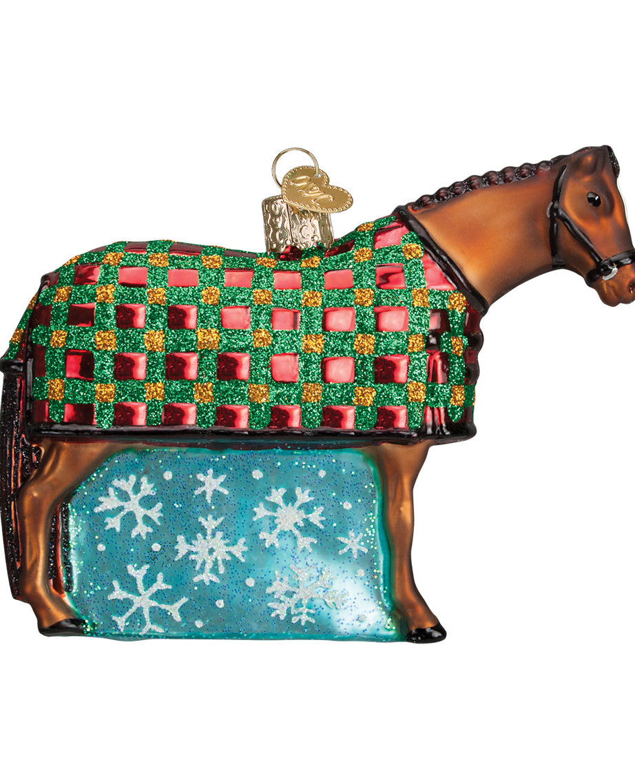 Snowflake Horse Ornament