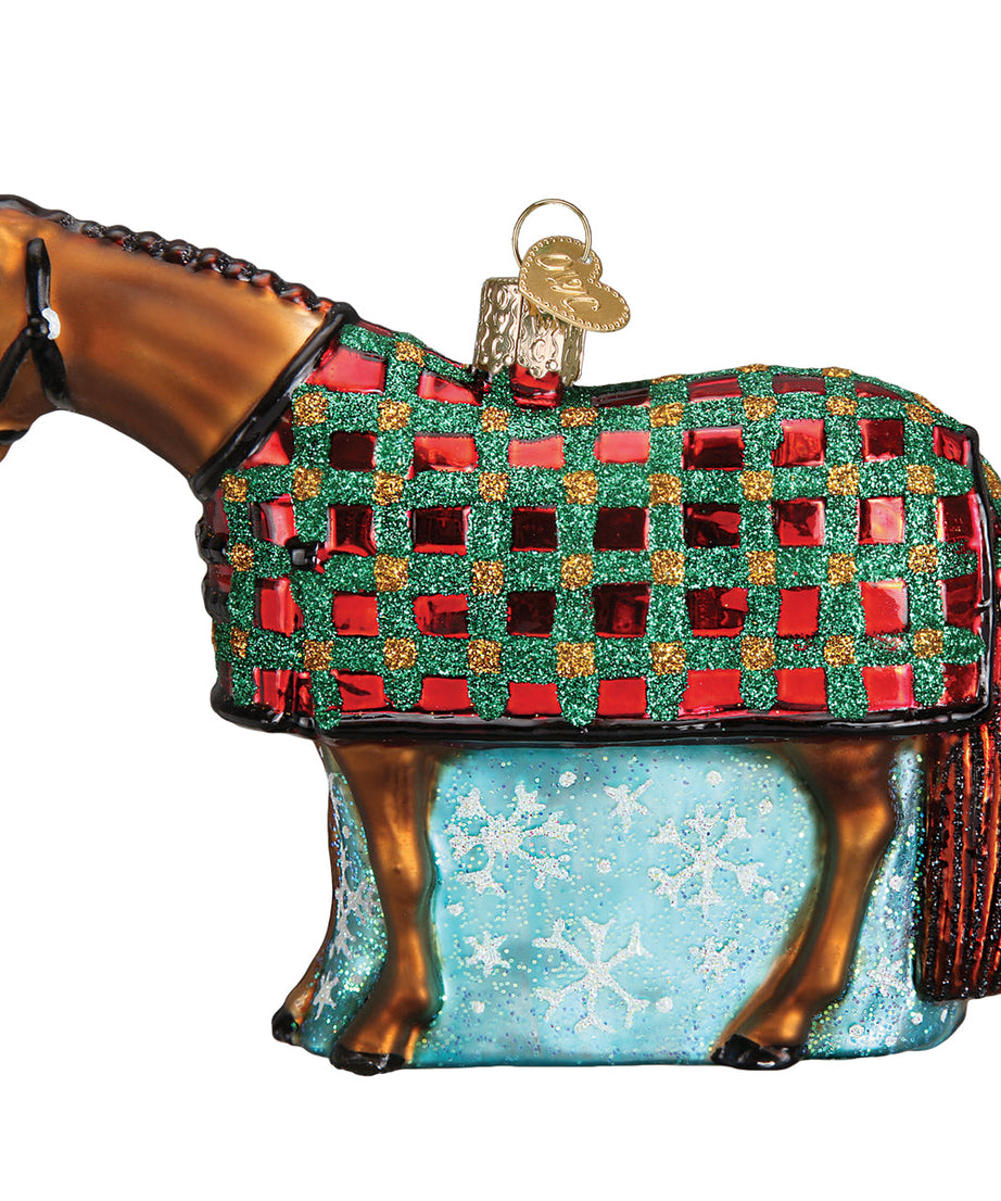 Snowflake Horse Ornament