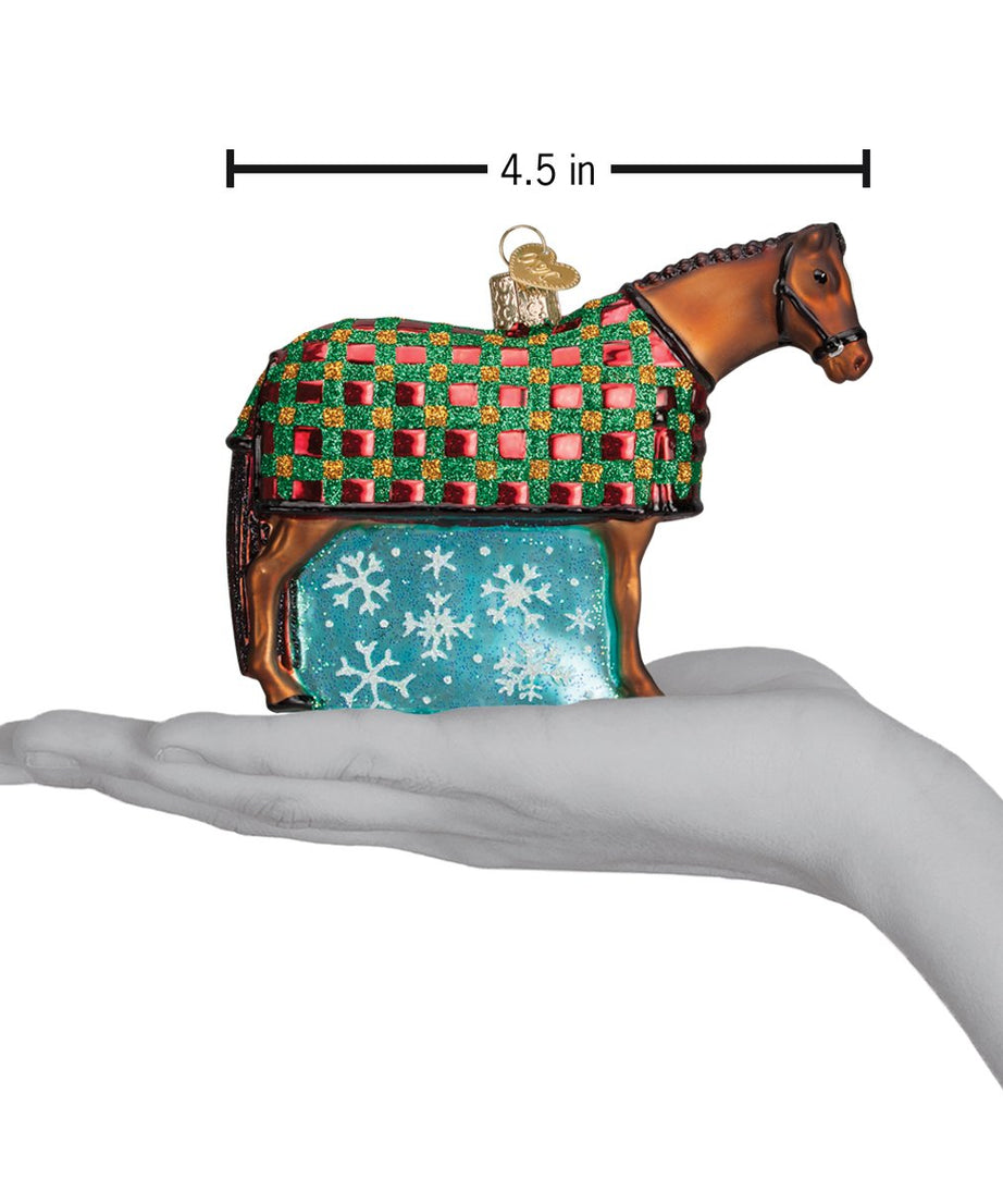 Snowflake Horse Ornament