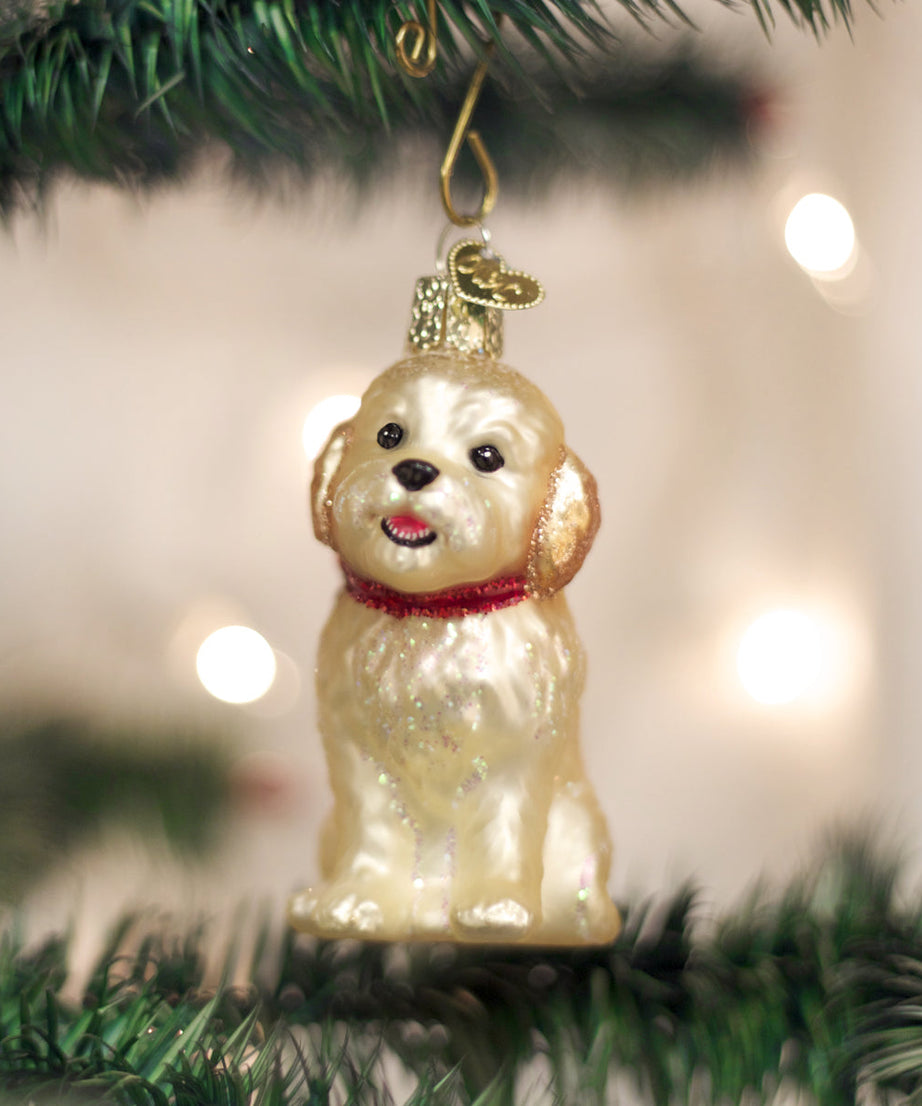 Cockapoo Puppy Ornament