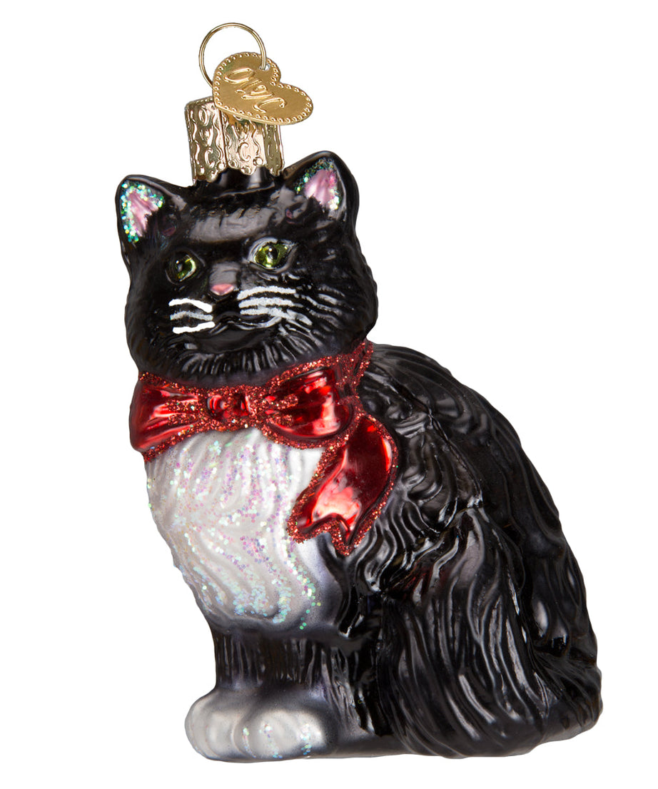 Tuxedo Kitty Ornament