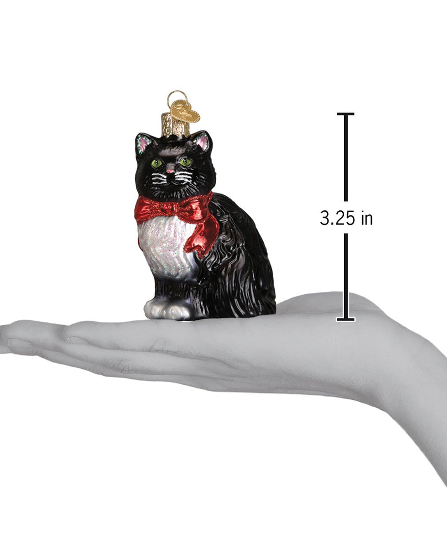 Tuxedo Kitty Ornament