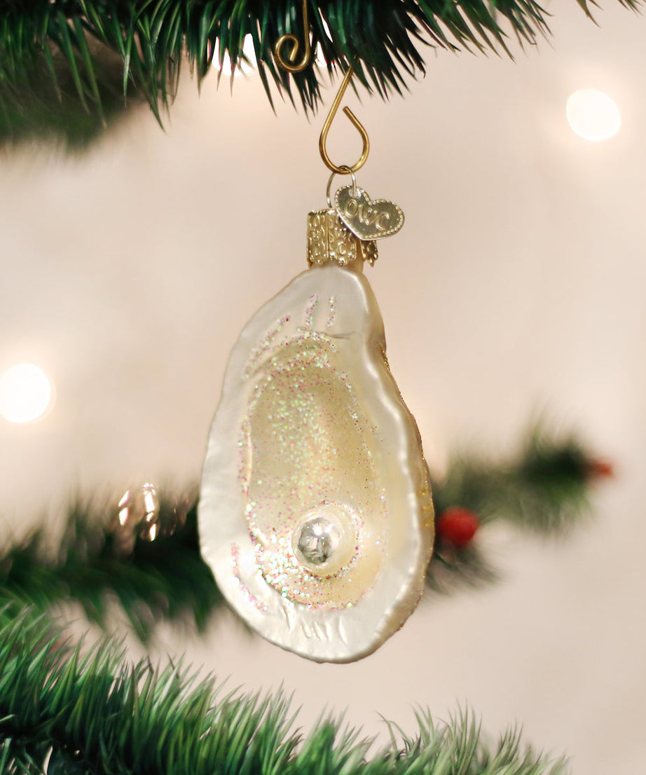 Oyster With Pearl Ornament