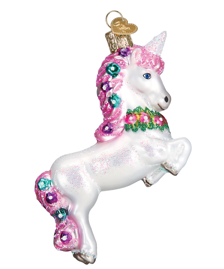 Prancing Unicorn Ornament