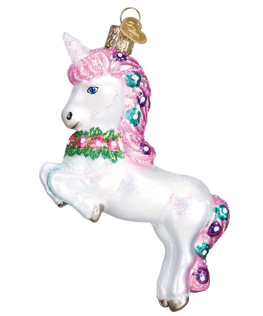 Prancing Unicorn Ornament