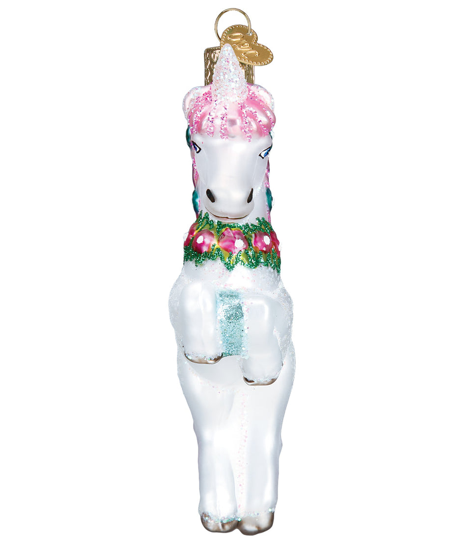 Prancing Unicorn Ornament