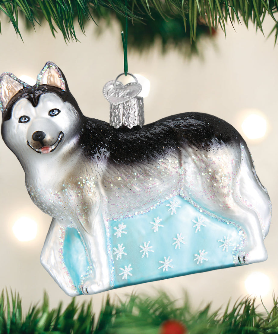 Siberian Husky Ornament