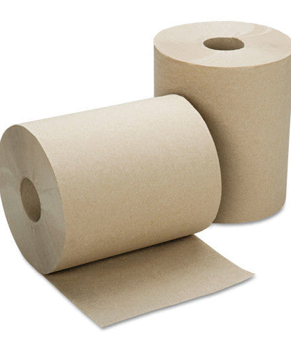 Skilcraft® Hardwound Paper Towels, Natural, 1-Ply, 600-ft., 12 Rolls (5915146) - Grazingbelles