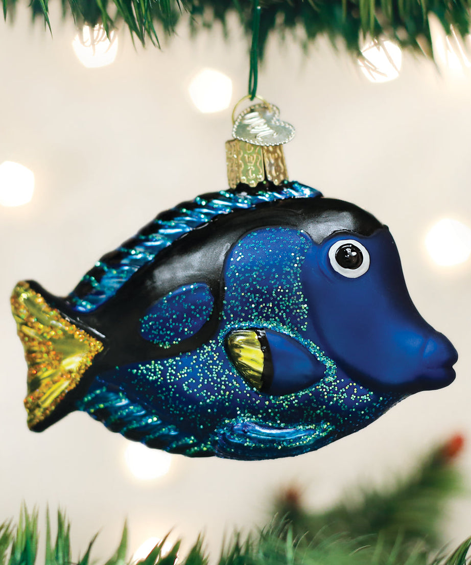 Pacific Blue Tang Ornament