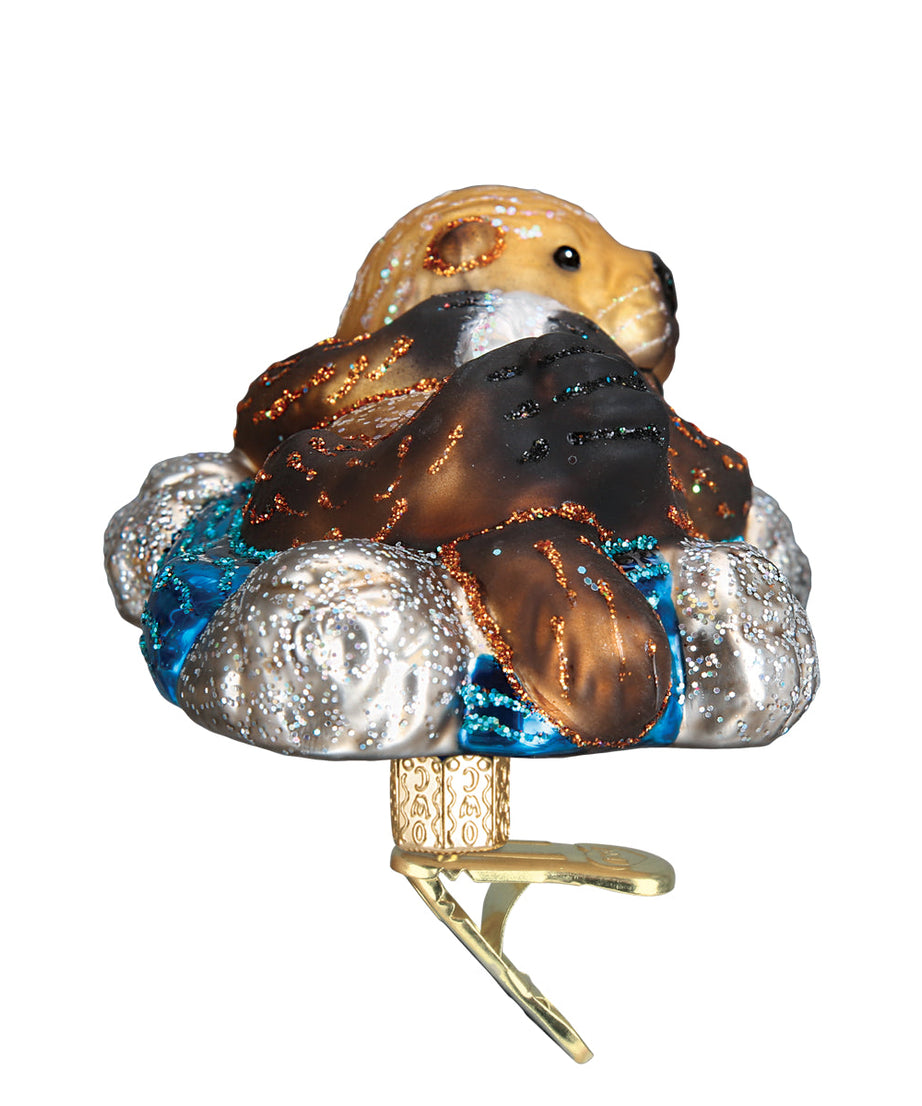 Floating Sea Otter Ornament
