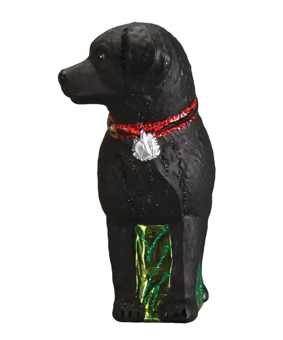 Standing Black Lab Ornament