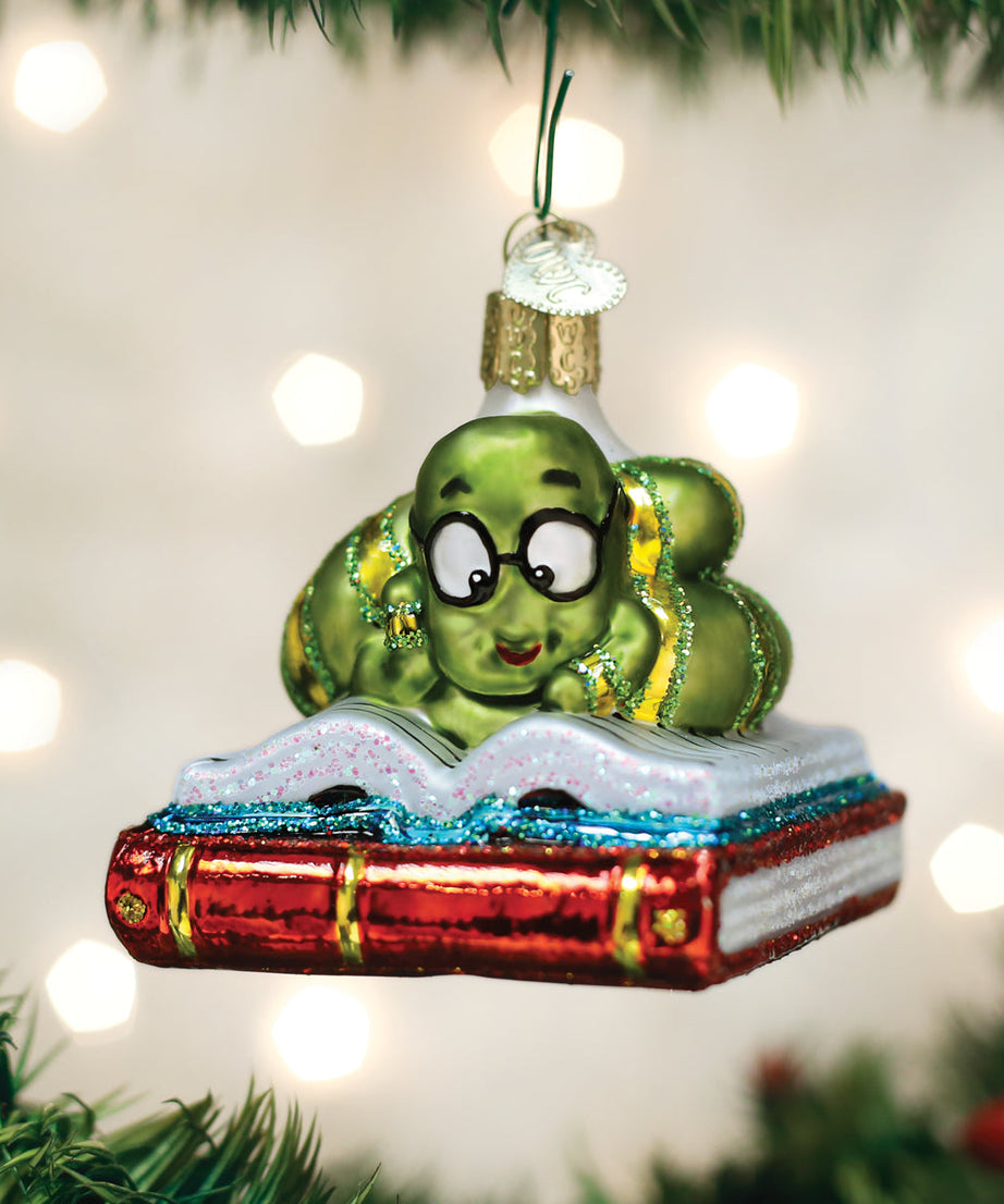 Bookworm Ornament