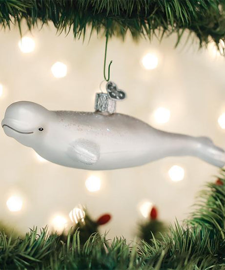 Beluga Whale Ornament
