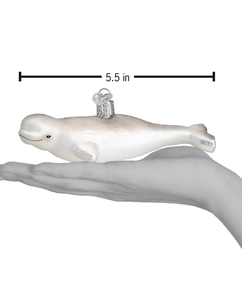 Beluga Whale Ornament