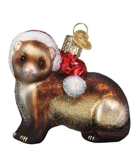 Christmas Ferret Ornament