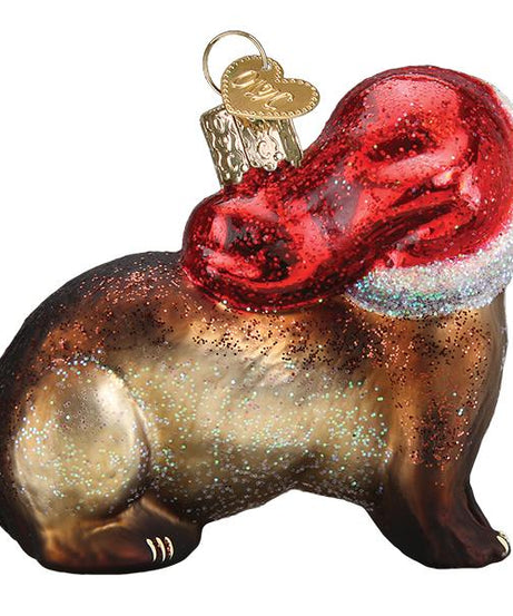 Christmas Ferret Ornament