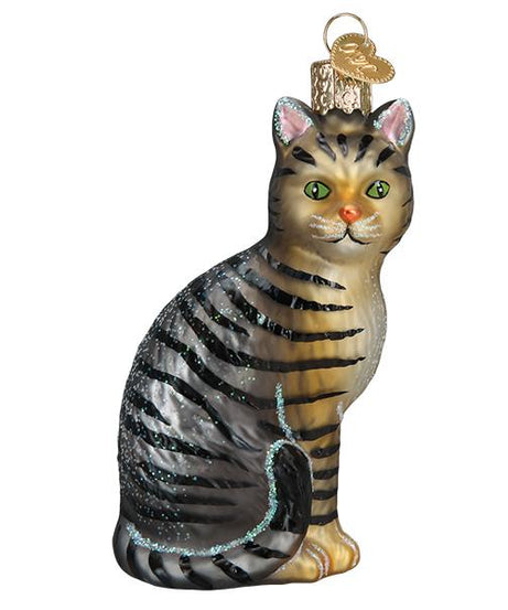 Tabby Cat ornament