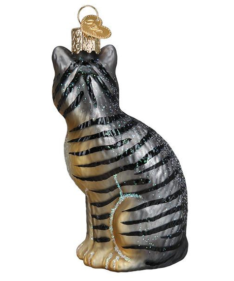Tabby Cat ornament