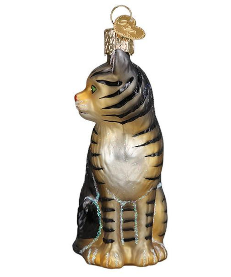 Tabby Cat ornament