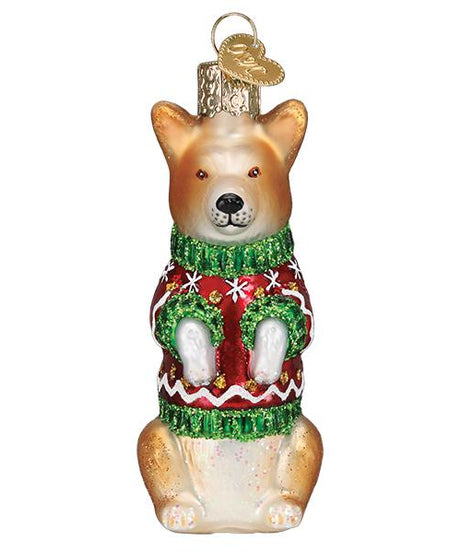 Christmas Corgi Ornament