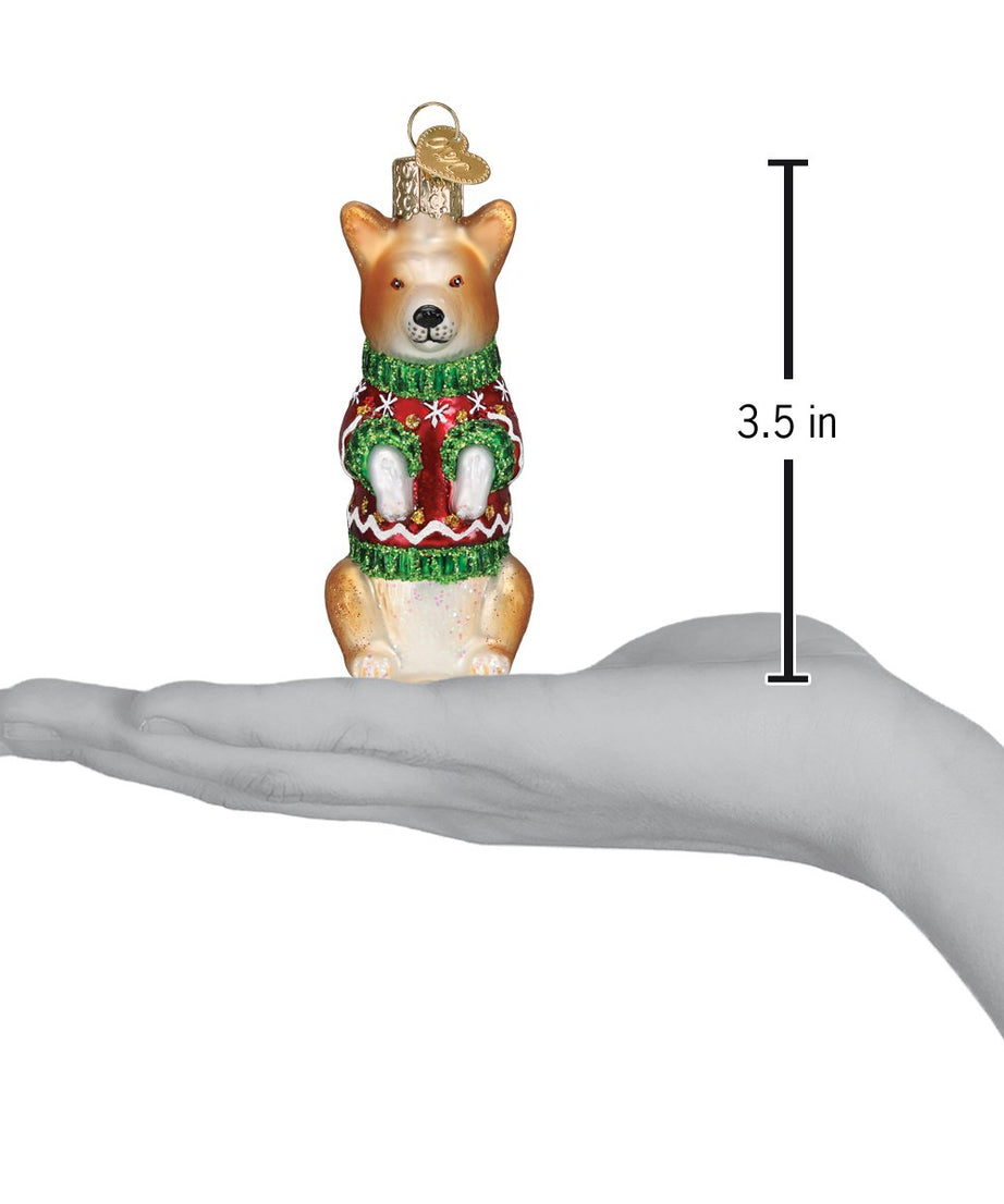 Christmas Corgi Ornament