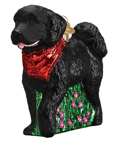 Black Doodle Dog Ornament