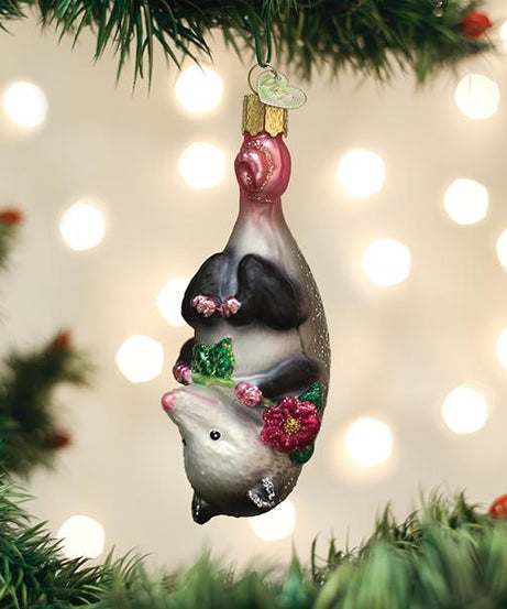 Blossom Opossum Ornament