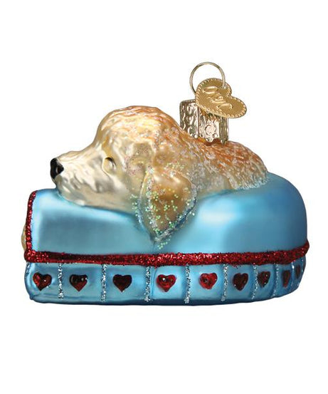 Sleepy Doodle Dog Ornament